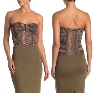 Free People Too Chic Tube Earth Combo NWT S
